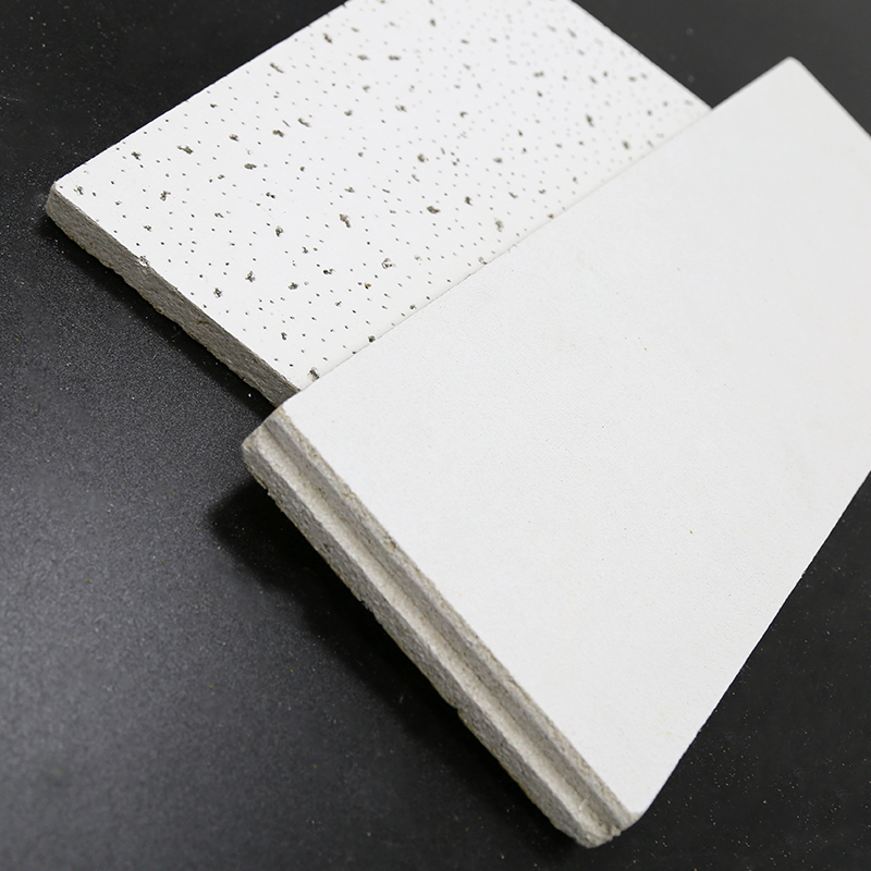 Mineral Fiber Moisture-Proof Dimensionally Stable Modern Style Gypsum Ceiling Tiles