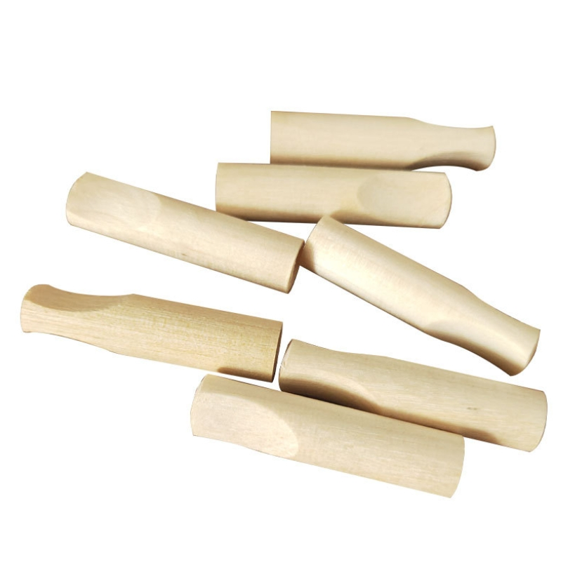 Flat Mouth Paper Filter Wooden Cigar Filter Tips
