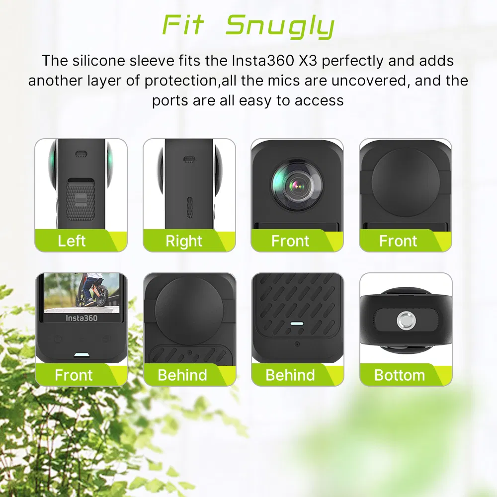 Silicon Protect Case for Insta 360 X3 Camera Protective Accessories