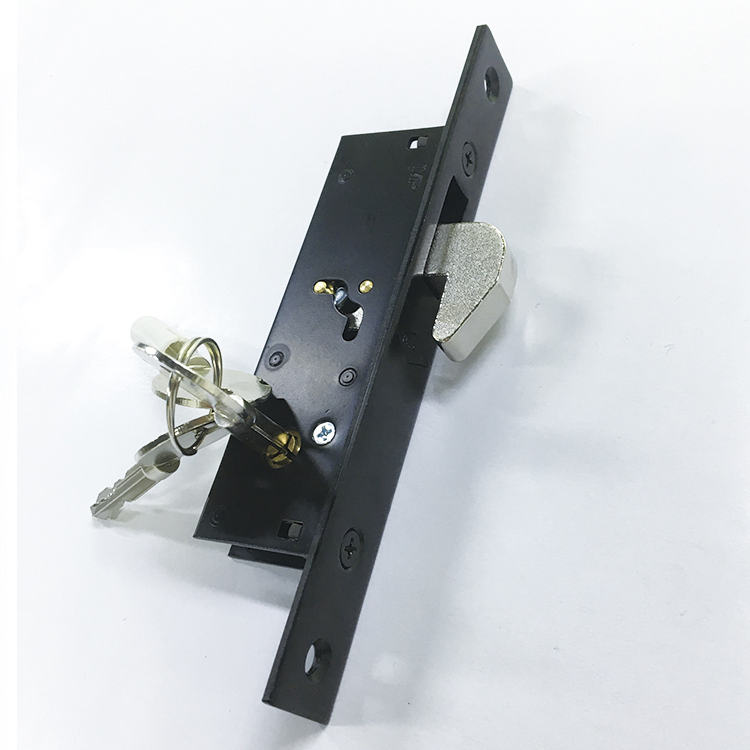 Gate Frame Glass Door Hook Lock Sliding Door Gate Cross Key Mortise Lock