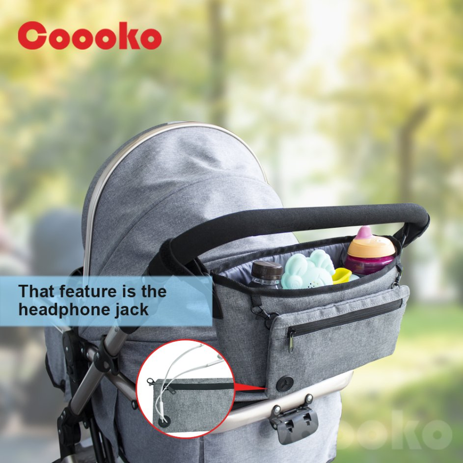 Amazon Best Selling and High Quality Universal Baby Adjustable Stroller Caddy