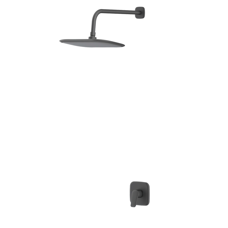 Sanipro Concealed in-Wall Rainfall Showerhead Top Shower Brass Shower Rain Set