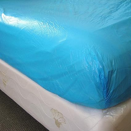Disposable Waterproof CPE Plastic Bedcover with Round Elastic Rubber