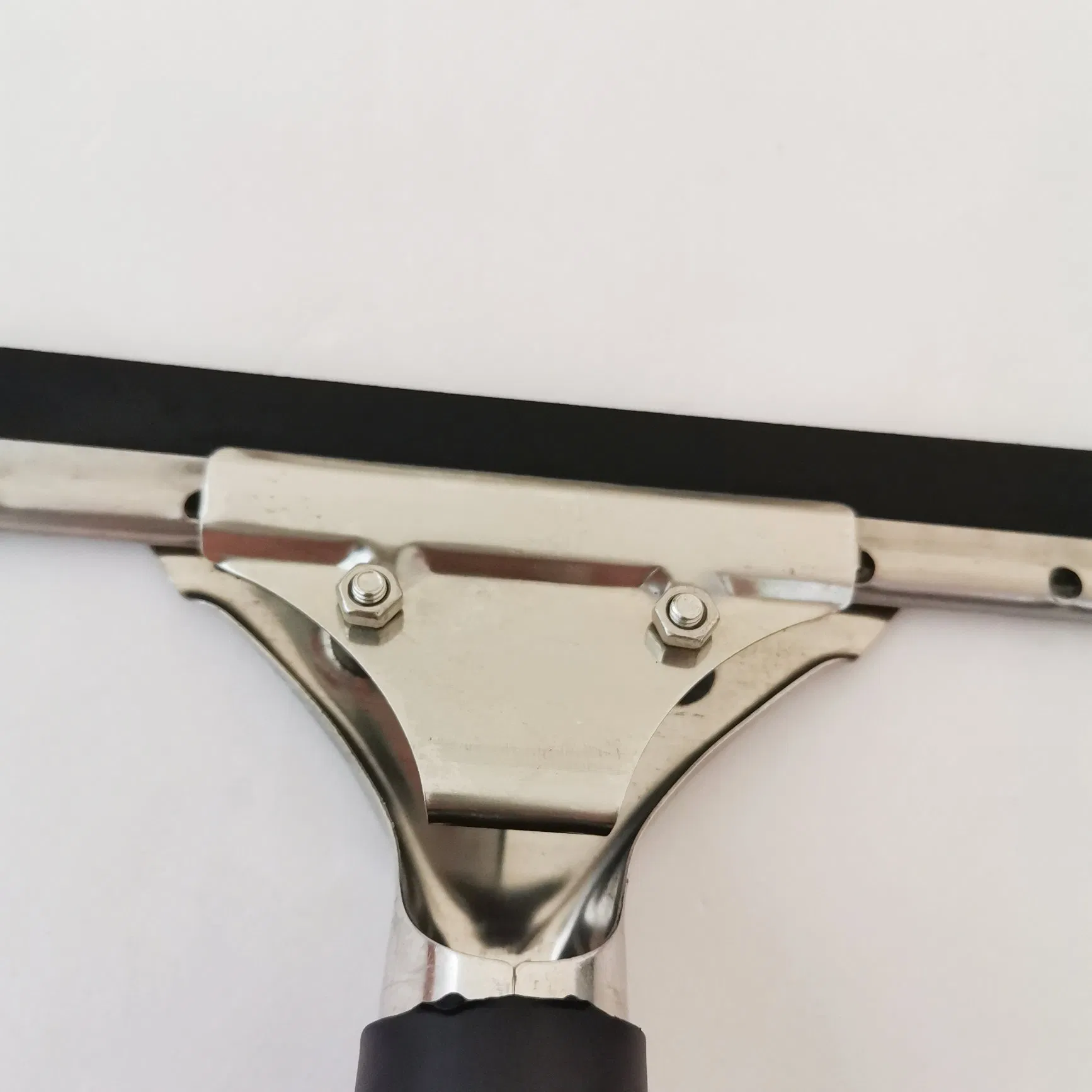 25 Cm Stainless Steel Cleaning Squeegee Glass Wiper with Rubber Blade, for Cleaning Windows Windshields, etc