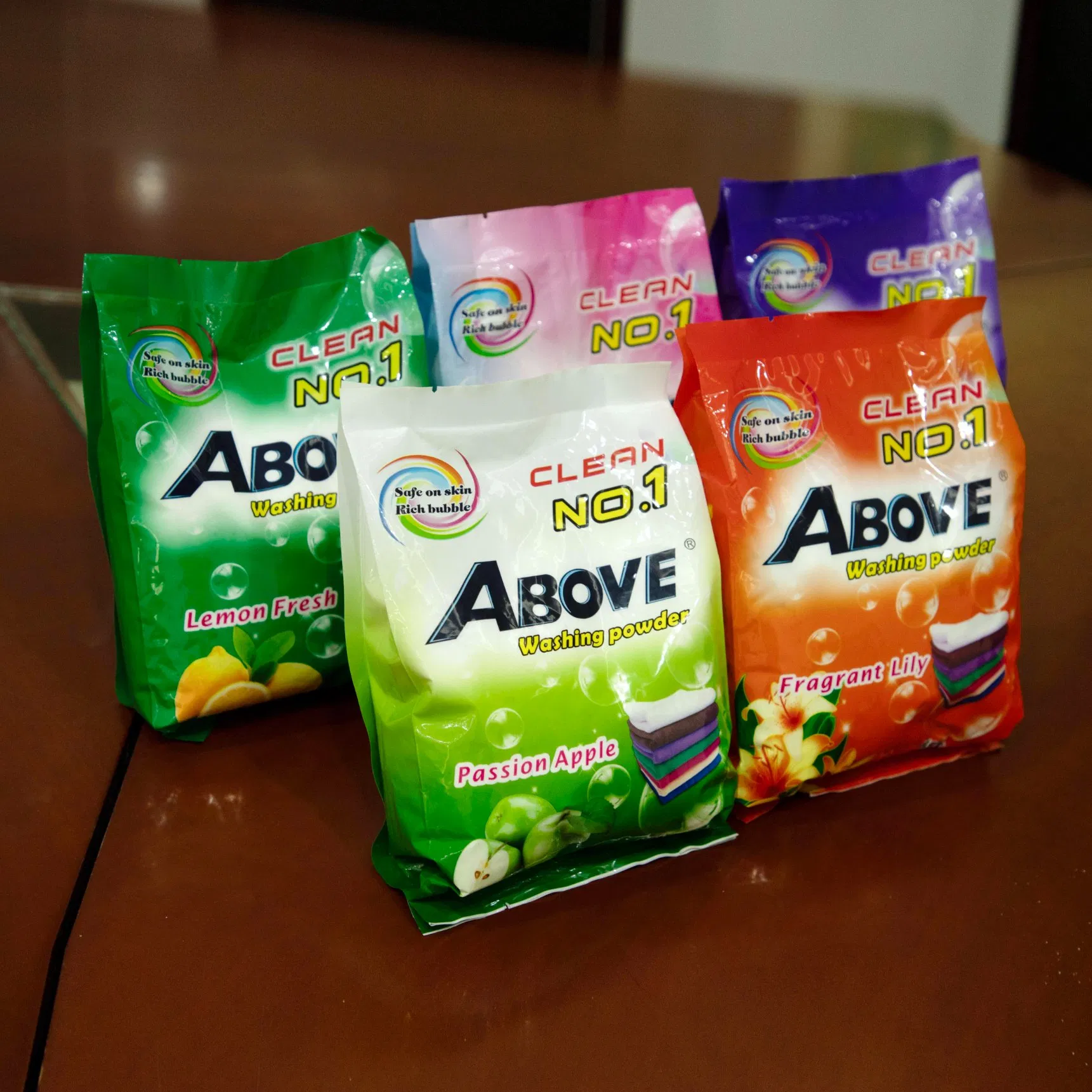 Customized Lessive Laundry Detergente Washing Powder Soap Powder Eco-Friendly Disposable Laundry Detergent