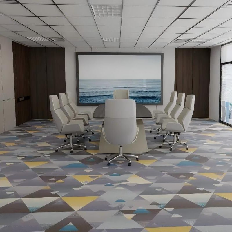 Sound Absorption Luxury High Density Printing Tufted Carpet for Meeting Room