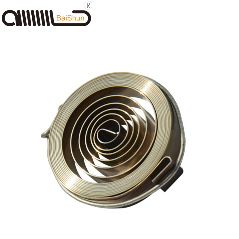 High Service Life Scroll Winding Stainless Steel Metal Coil Flat Spiral Constant Force Return Spring for Roller Mechanism