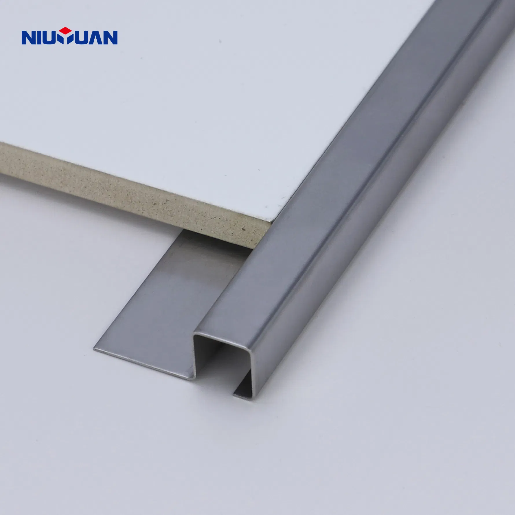 Niuyuan Customized Bathroom Stainless Steel Border Tile Edge Trim Strips Ss for Decoration
