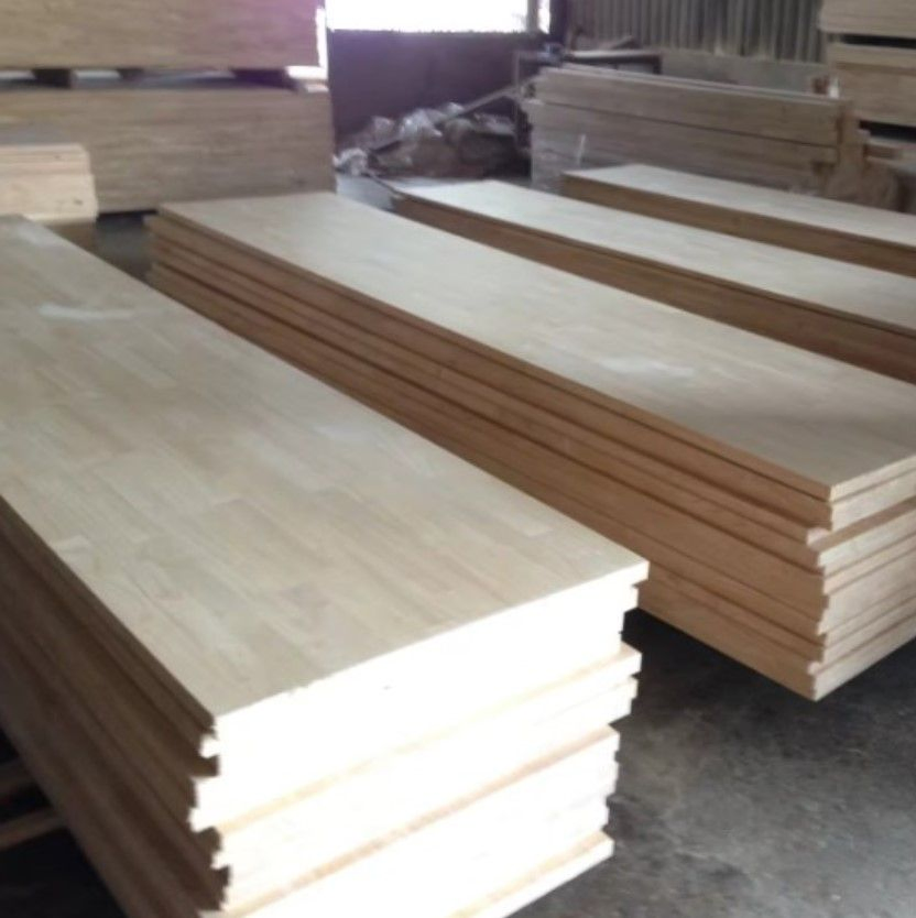 New Design Manufacturer Decoration Material Customized Rubber Oak Solid Faced Full Finger Jointed Ecological Boards E0 Enf Board