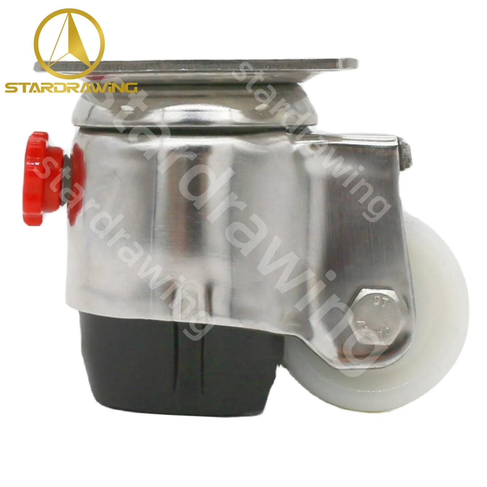 Stardrawing Stainless Steel Heavy Duty Leveling Feet Caster Wheel Leveling Caster