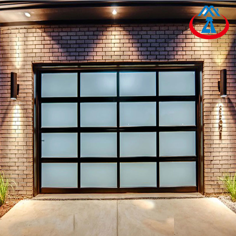 Auto Garage Glass Door with Remote Control