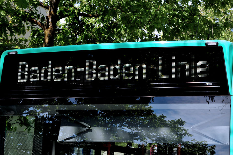 Bus LED Destination Sign for Route and Passenger Guidance