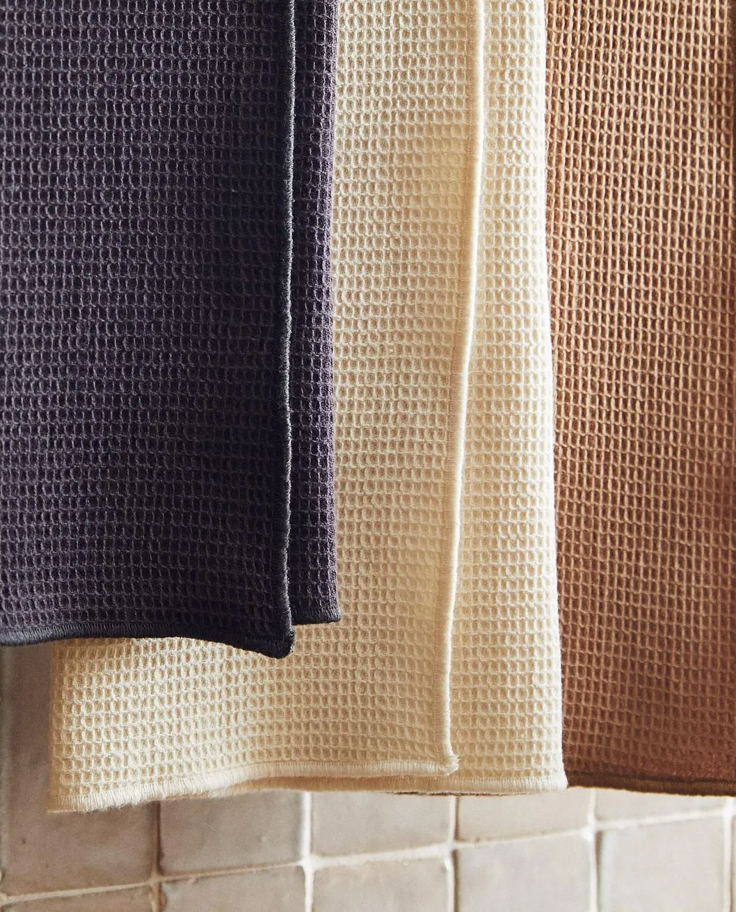 Top Selling Wholesale Sublimation Tea Towel 100% Linen Cotton Hotel Waffle Tea Towel Place Mat Cleaning Cloth