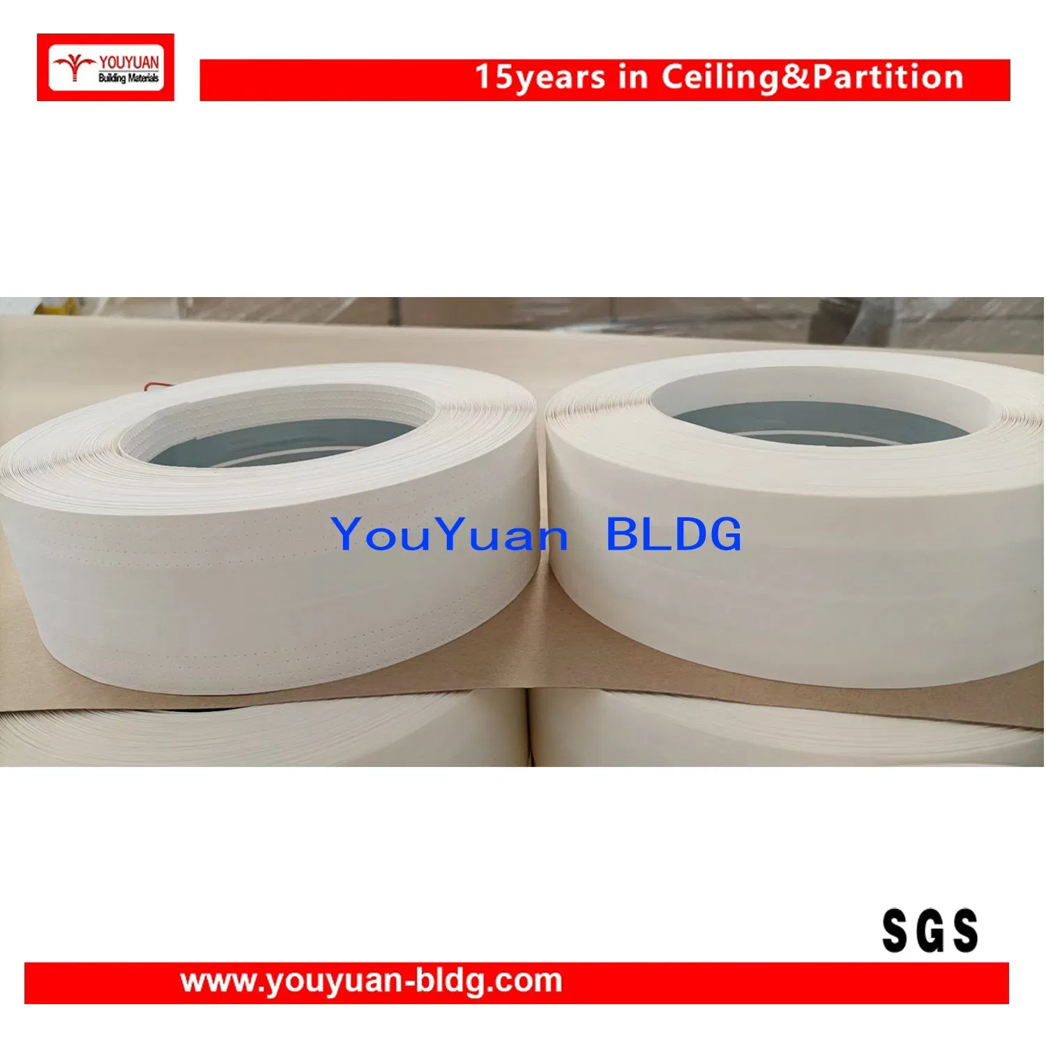 Flexible Metal Corner Tape with Paper Backed