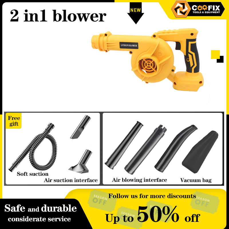 Portable Turbo Blower with Cordless Convenience for Professionals