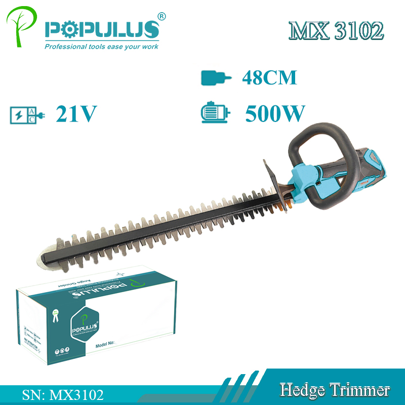 Аккумуляторный кусторез Populius MX3102 21В 500Вт