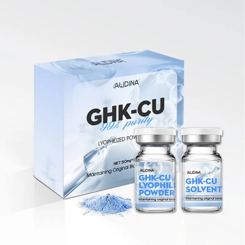 T Ghk-Cu Peptides Anti Aging Skincare Series for Collagen-Boosting Barrier Repair & Hydration Blue Copper Peptides Skincare