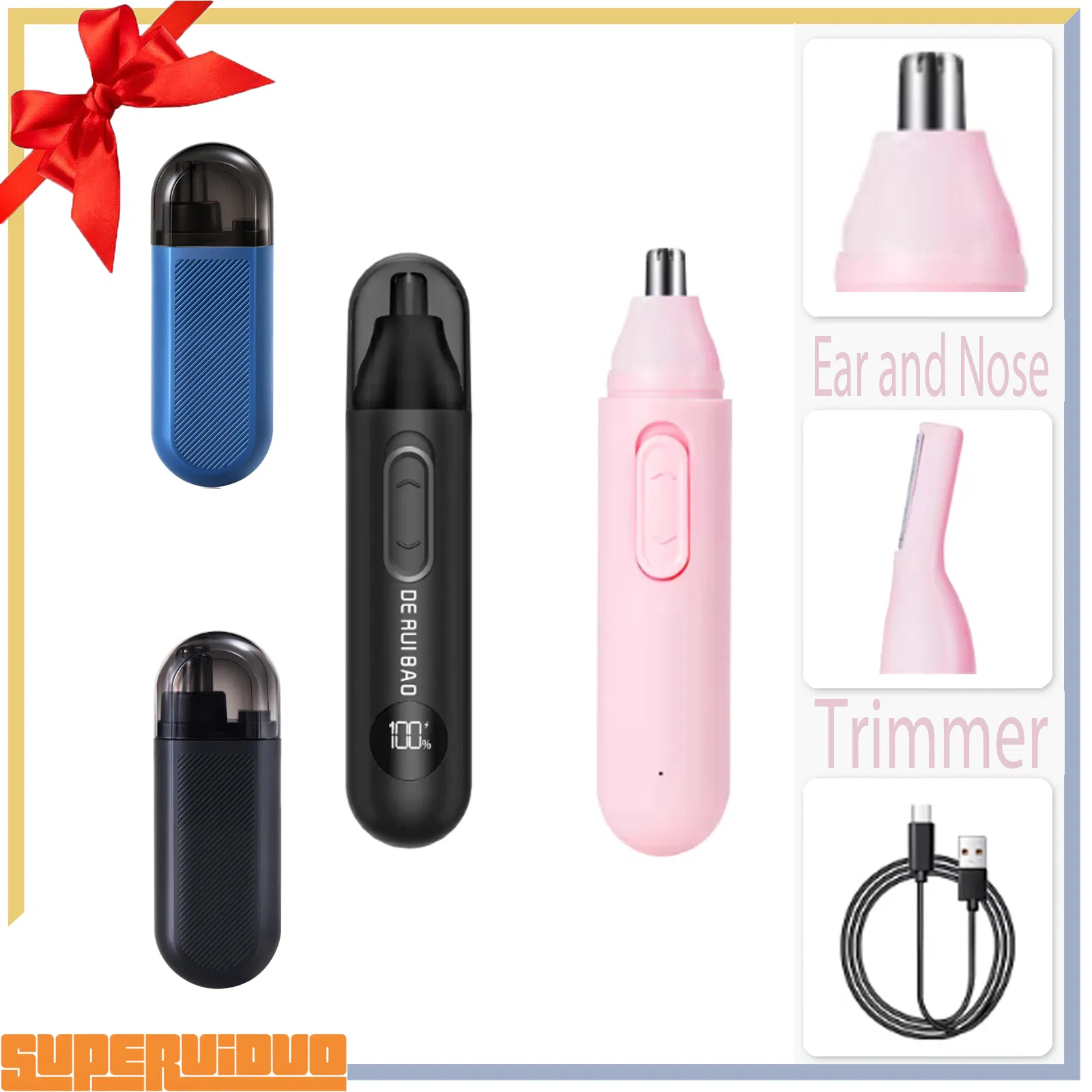 Ladies Precision Detailing Groomer Nose Hair Trimmer