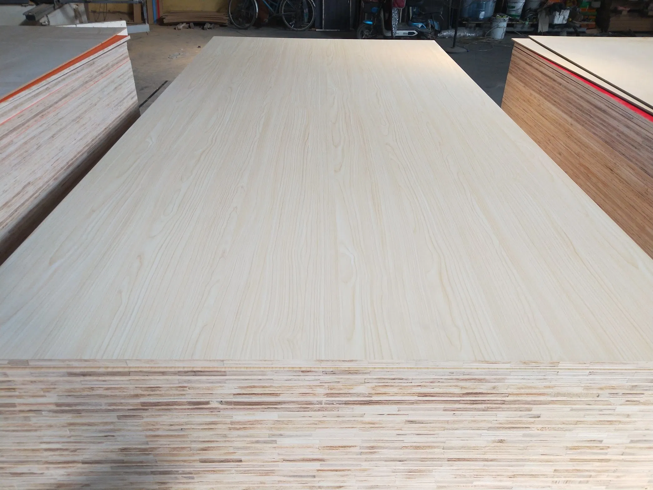 Melamine Faced Plywood Block Board Finger Joint Plywood for Furniture Decoration