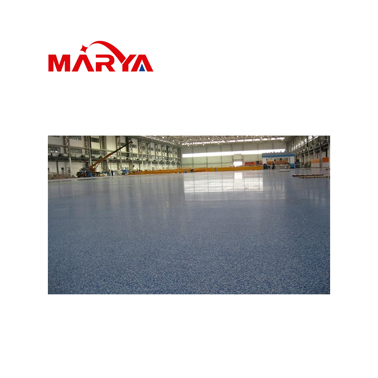 Marya Dust-Free Odourless PVC Cleanrooom Floor Wear-Resistiant Fire-Resistant for Phamraceutical Cleanroom Labs