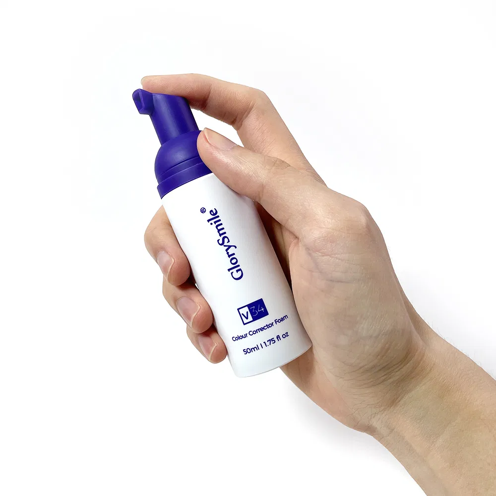 Hot Selling 30ml Purple Stain Removal Travel Size Foam Toothpaste