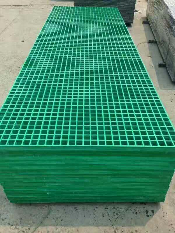 Custom Size Fiberglass Plastic FRP Car Wash Trench Drain Grating FRP Drainage Grating Floor Panel