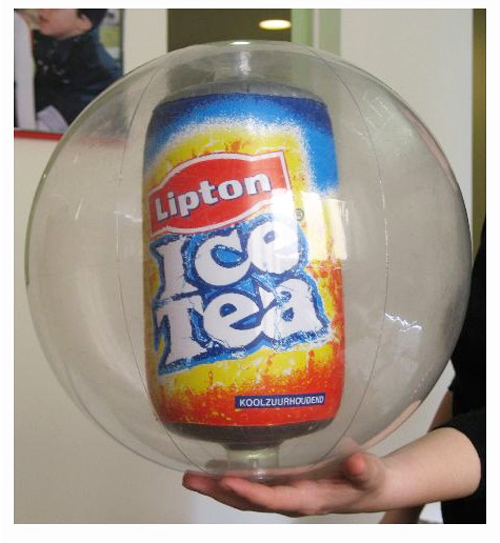 2023 New Inflatable Clear Balloon with Bottle Inside for Advertising