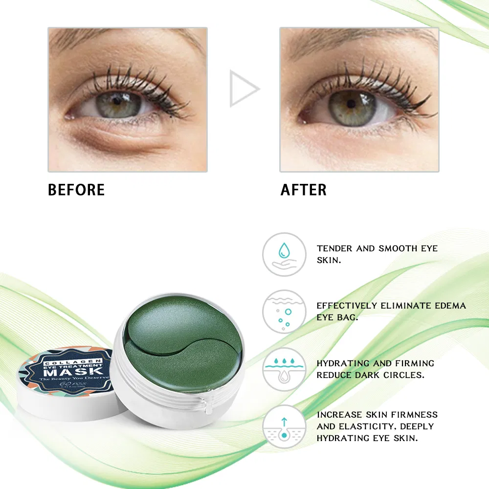 Eye Care Treatment Dark Circles Removal Soothing Herbal Collagen Crystal Eye Mask