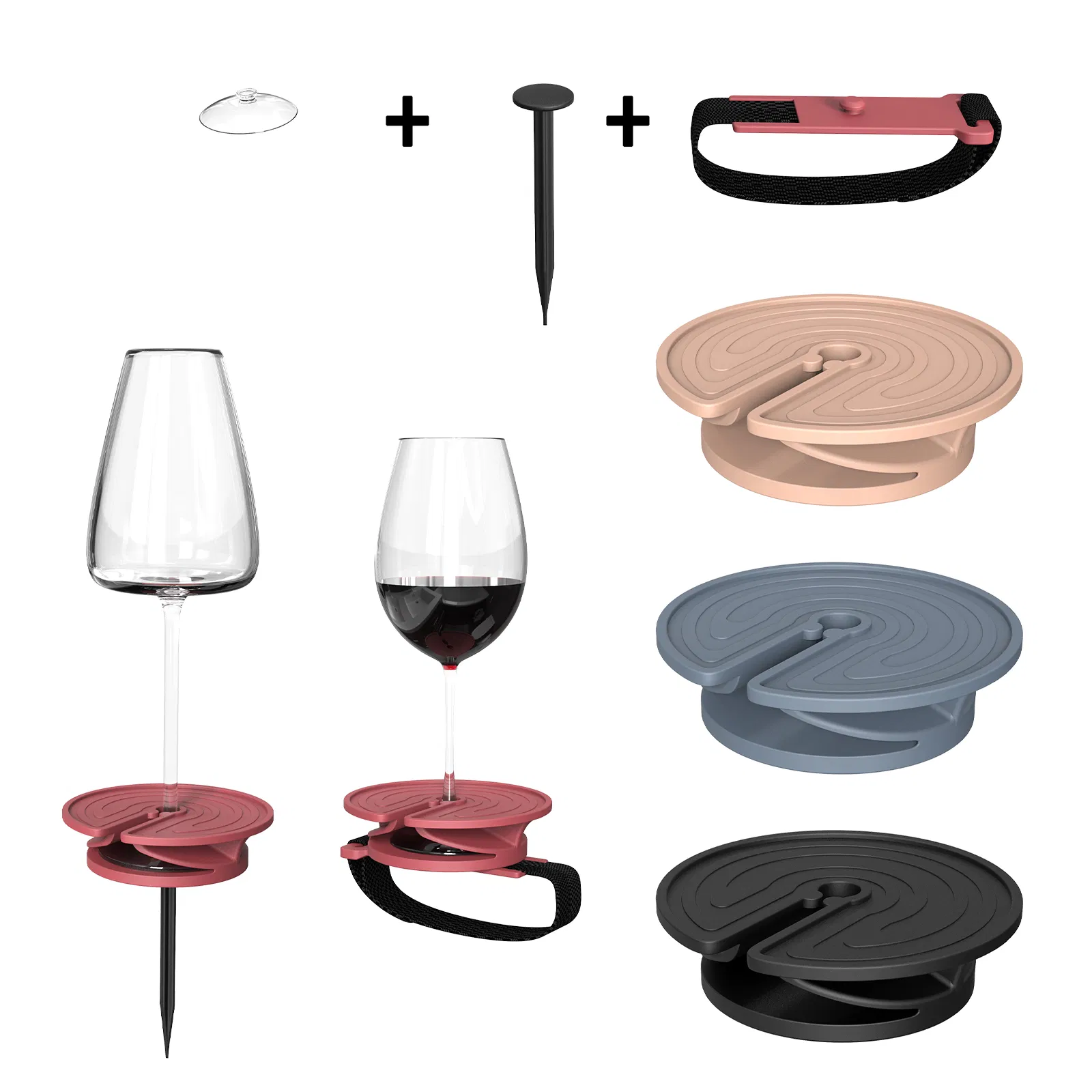 Держатель для закусок на бокал с присоской