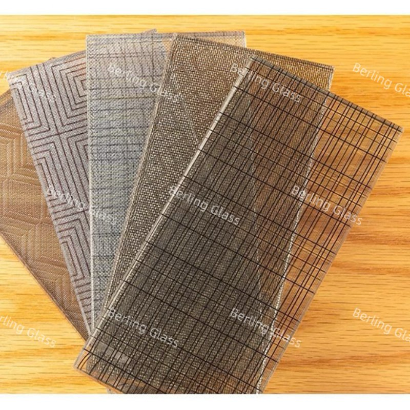 100% Polyester Wired Glass Superior Laminating Fabric PVB EVA Pet Fiber Glass