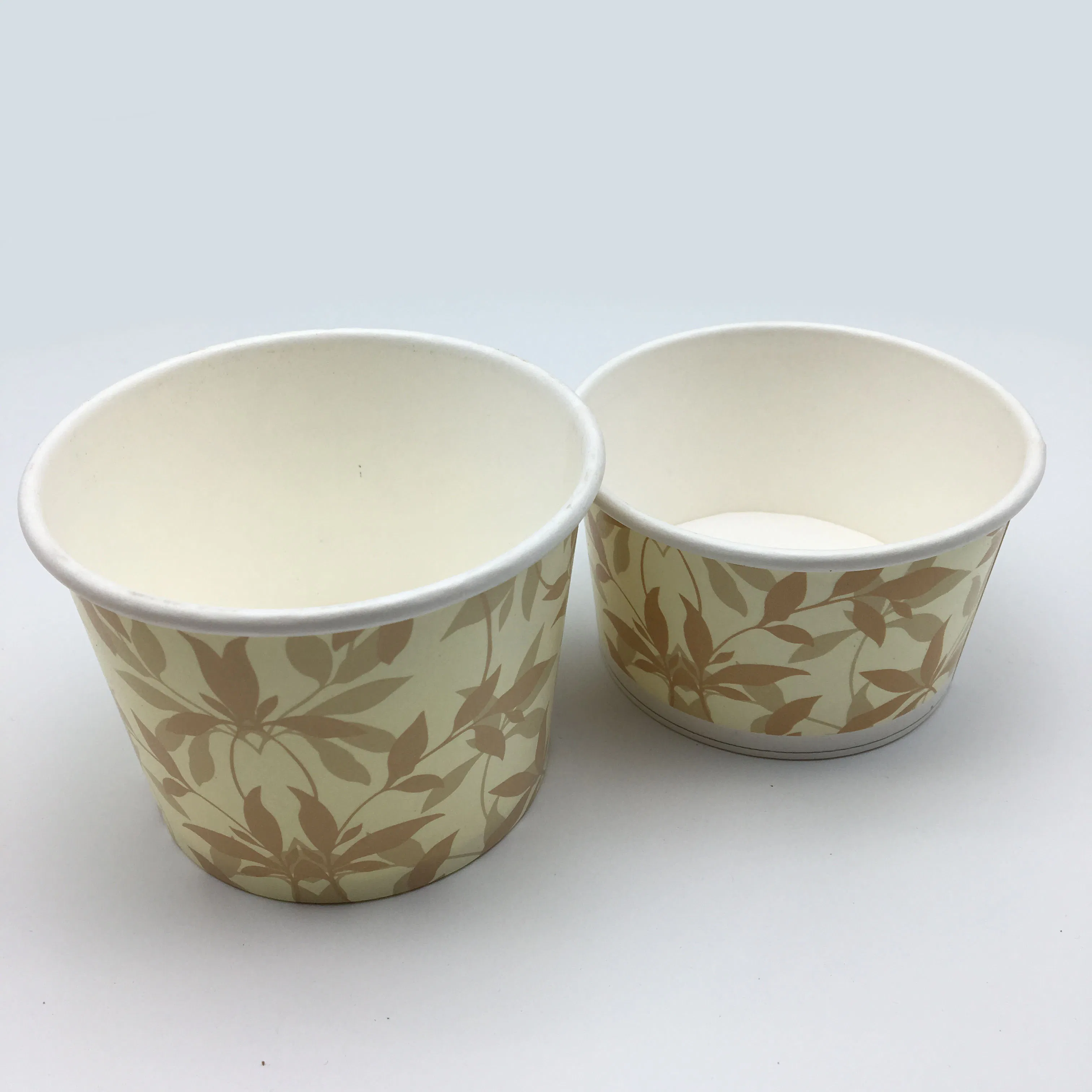 4-26oz Custom Printed Ice Cream Paper Bowl Cup with Lid