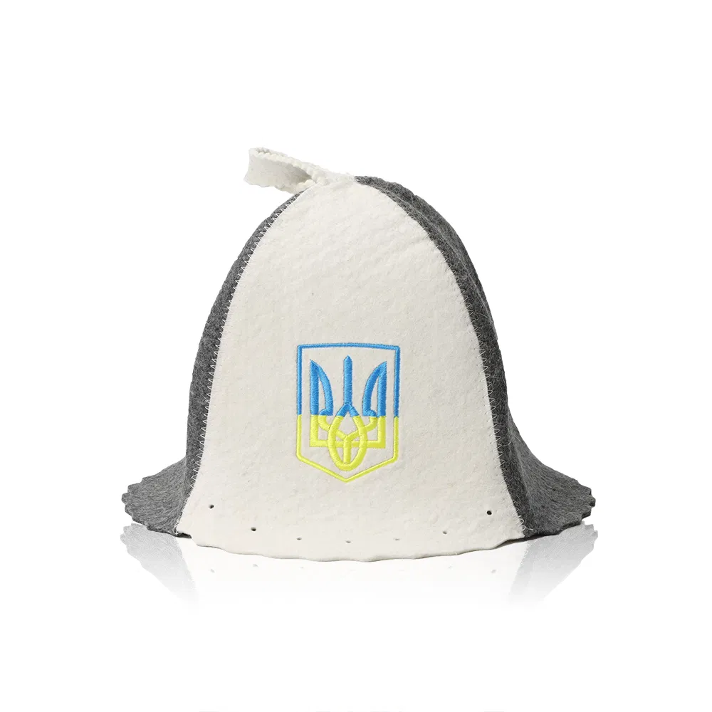 Hot Selling Eco-Friendly 100% Wool Felt Sauna Hat Soft Reusable with Customized Logo Sauna Hats