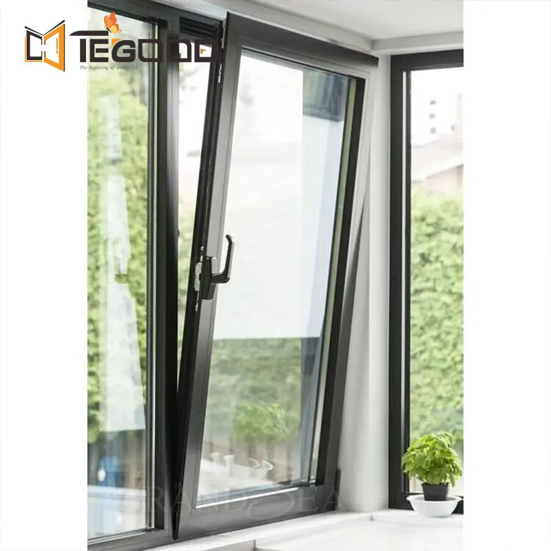Kitchen Windows UPVC Energy Saving Passive House 60 Series Casement Glass Windows