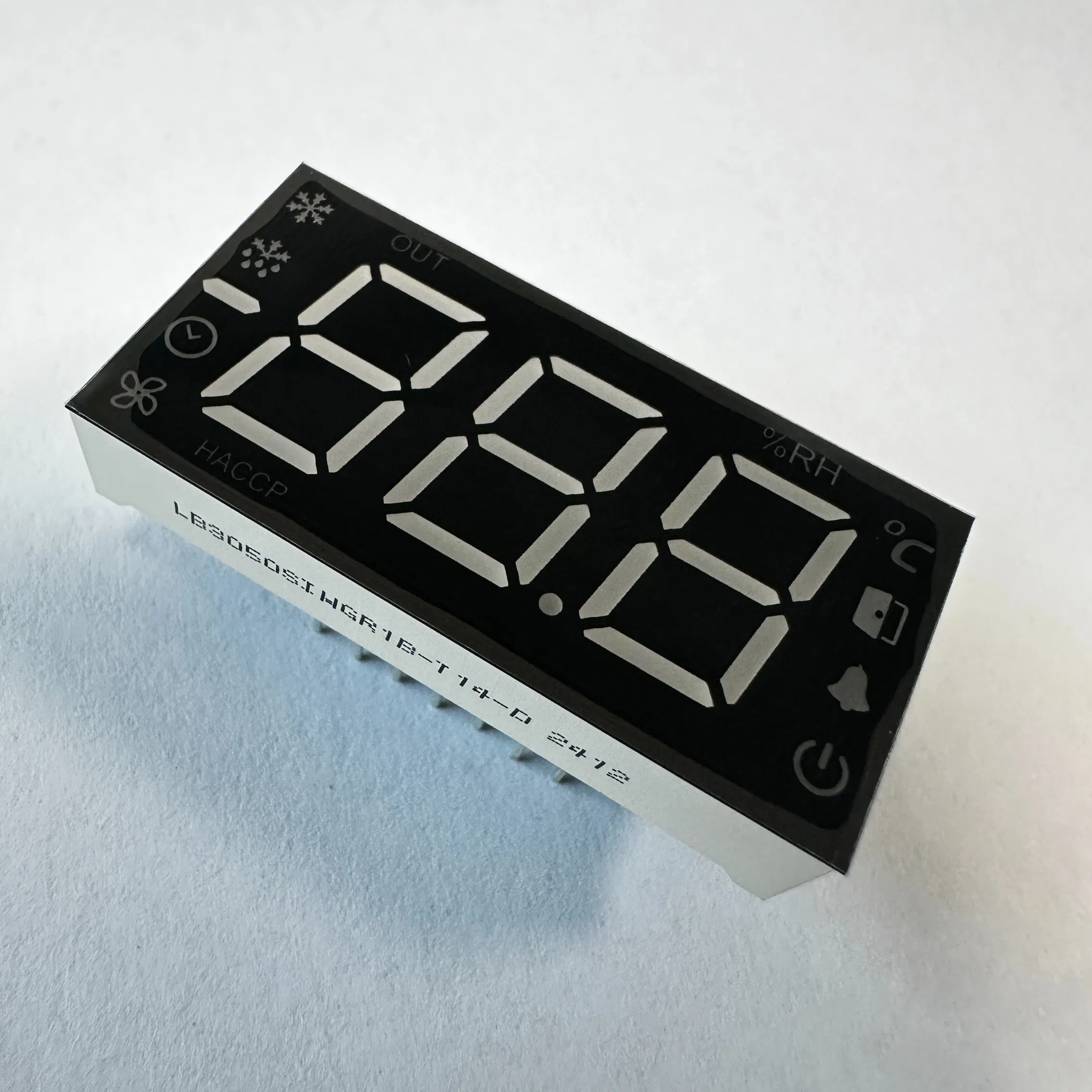 Multicolour 3 Digit 7 Segment LED Display for Refrigerator