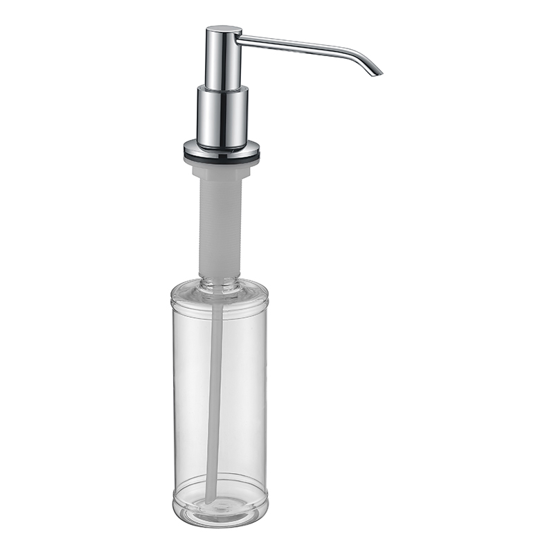 Дозатор для мыла никель матовый, настенный