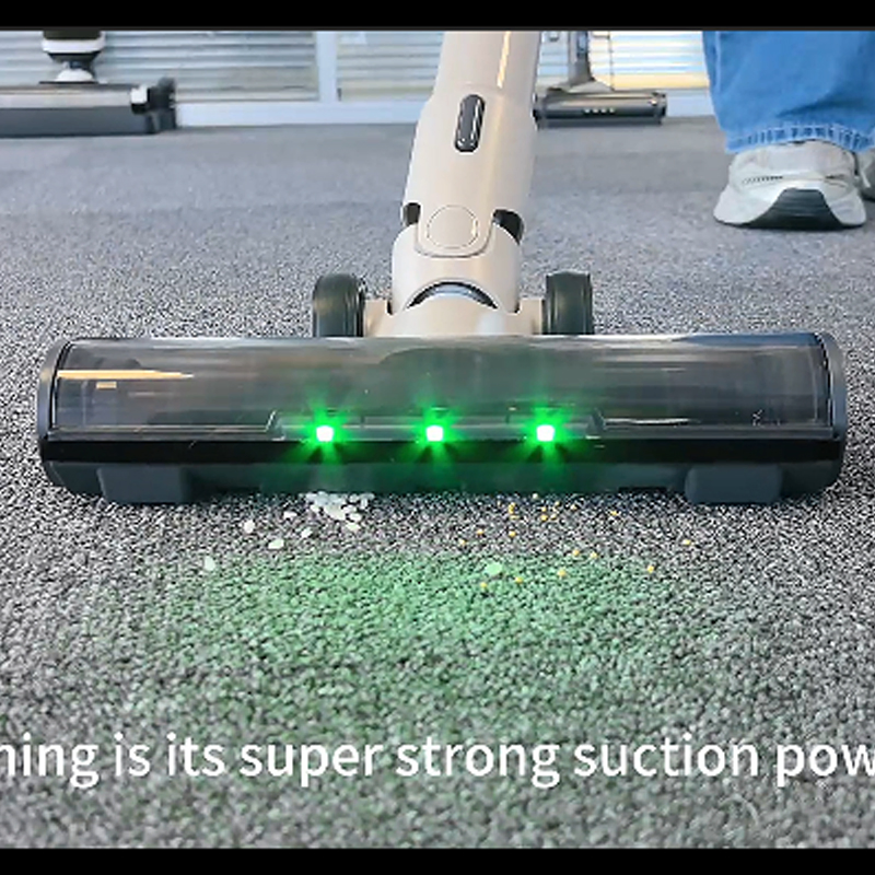 2-in-1 Vacuum & with Self-Cleaning Base - High Suction Power