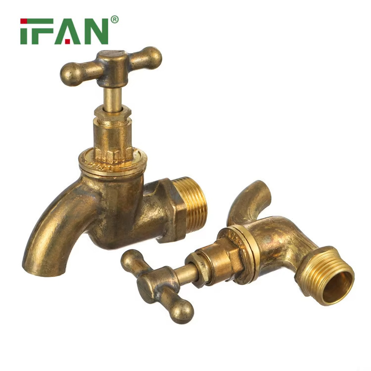 Латунный садовый кран Ifan 1/2"-1"
