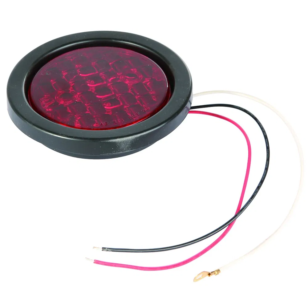 110mm 3-Function Square LED Tail/Reverse Light for Tractor RV Trailer Boat