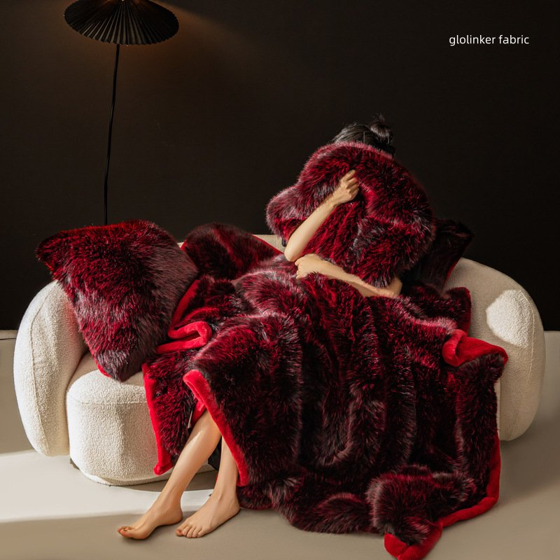 Luxurious Fur Rabbit Blanket for Cozy Comfort and Style