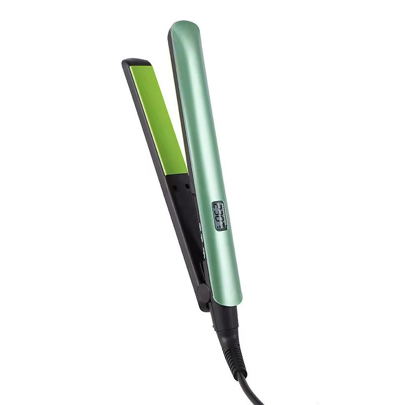 Ceramic Flat Iron Hair Straightener with Fast Heating, Constant Temperature, and Digital Display for Damage-Free Straightening