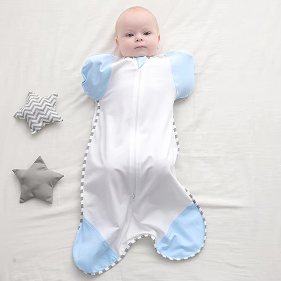 Custom Knitted Baby Stylish Sleep Sack Bunting Bag Swaddle Bag for Infants
