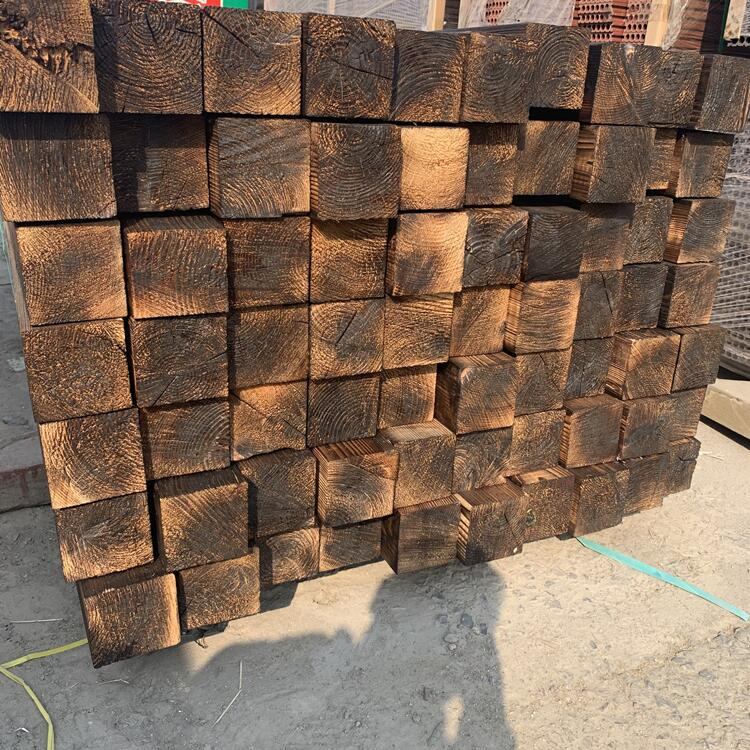 Manufacturers Board Decoration Wood Board a Variety of Specifications Carbonized Poplar Solid Wood Board Price