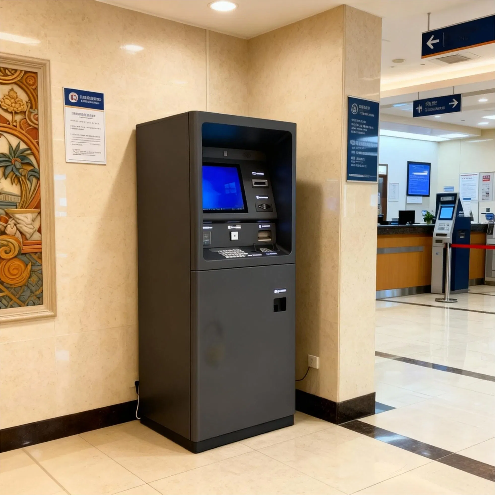 Customized ATM Crs Machine Cash Deposit Withdrawal Bank Whole Machine Versatile Cash Recycler Machine