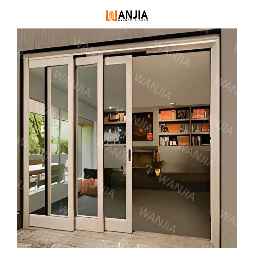 Раздвижная стеклянная дверь для террасы Modern White