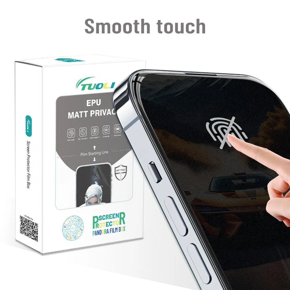 Матовое защитное стекло Tuoli с эффектом приватности для iPhone