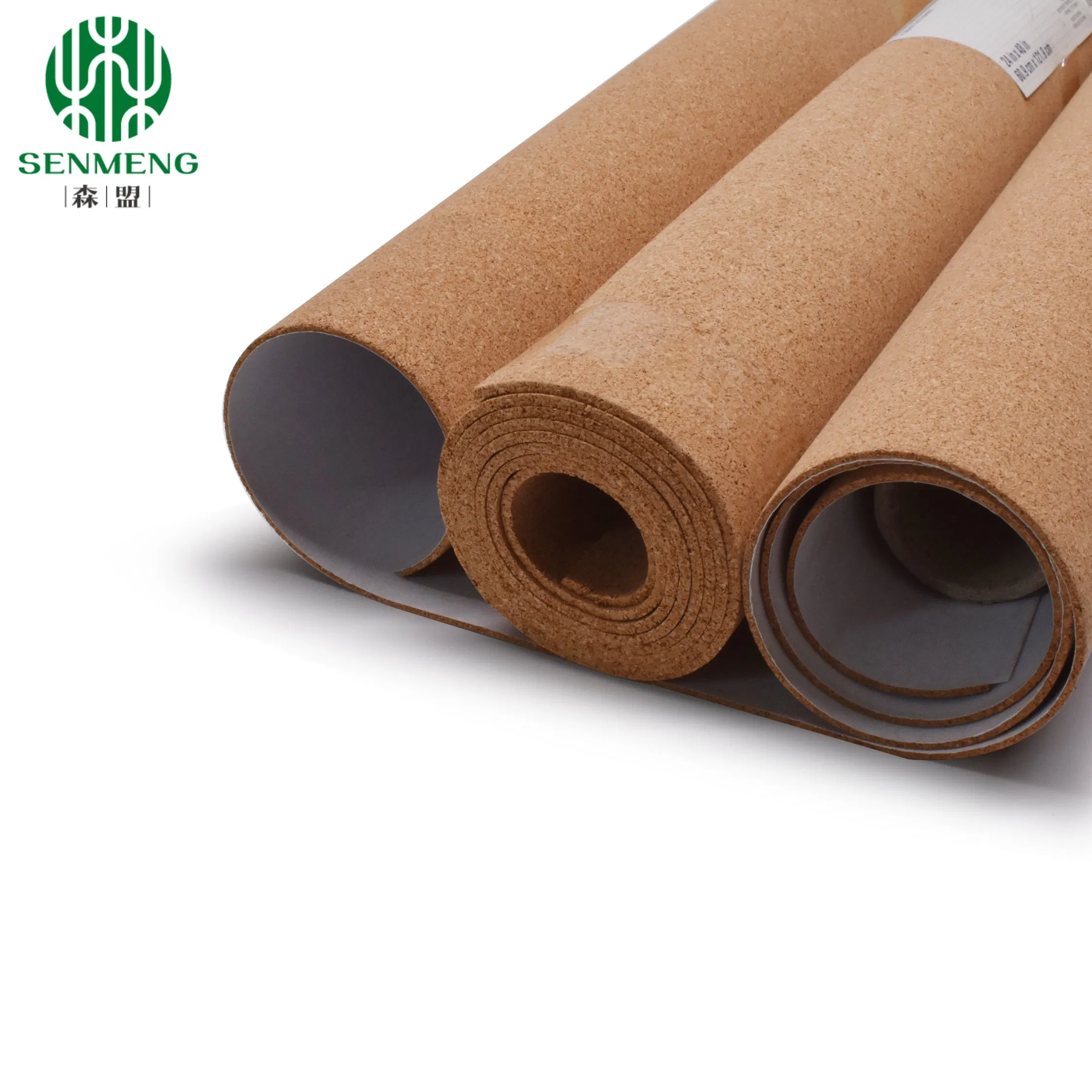 Custom 0.8-12mm Roll Cork Self-Adhesive Floor Adhesive Cork Roll