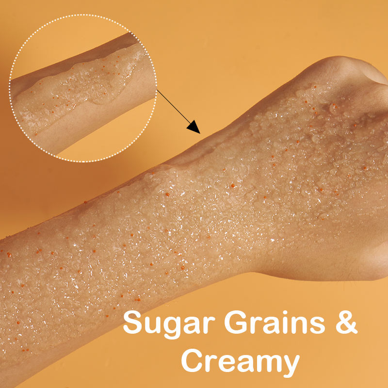 Body Care Products Organic Whitening Skincare Mango Scrub OEM Moisturizing Body Scrub Private Label Exfoliating Body Scrub