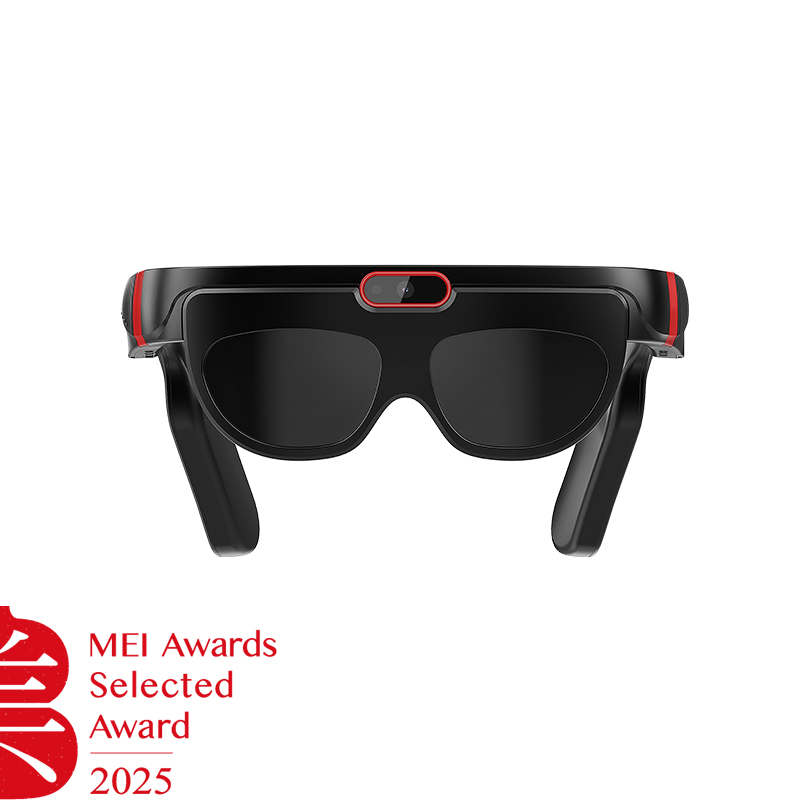 HD Waveguide Ar Smart Glasses Noise Cancelling Mics Multi-Sensor Built-in Camera Immersive Experience