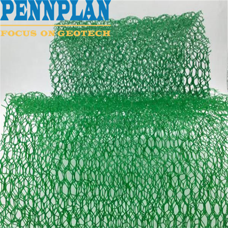 High Quality Slope Protection Grass Geotextile Mat Erosion Control Grid System 3D Drainage Mat