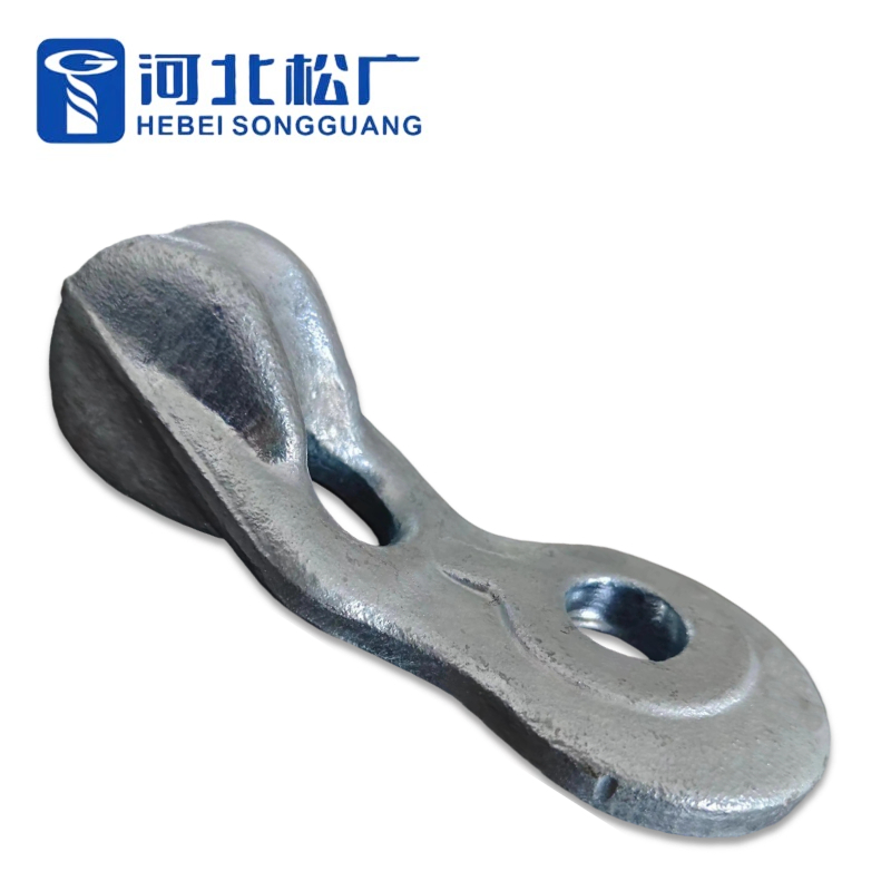 Forged Galvanized Pole Line Fittings Angle Thimble Eyelet Straight Thimble Eyelet